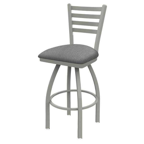 Holland Bar Stool Co 30" Swivel Bar Stool, Nickel Finish, Graph Seat 41030AN020 - main
